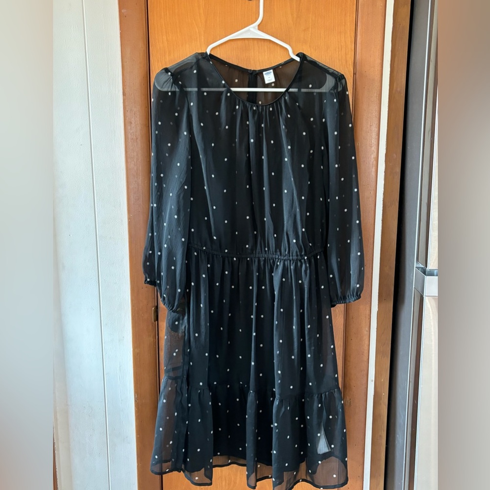 Old Navy Star Printed Chiffon Dress